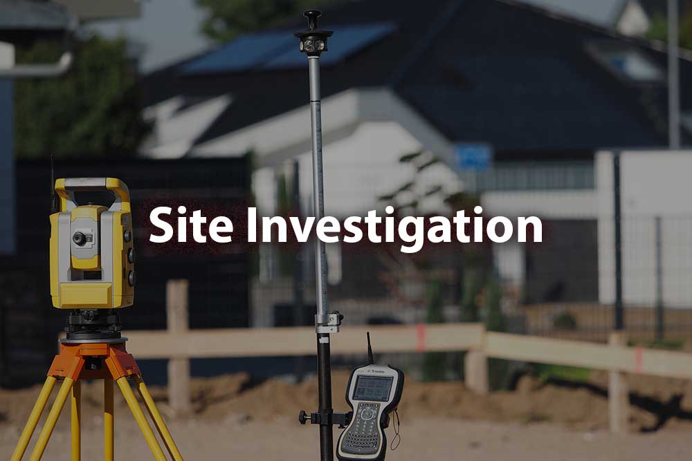 site investigation - title slide